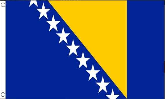 Vlag Bosnie En Herzegovina X Cm Best Value Vlaggenclub