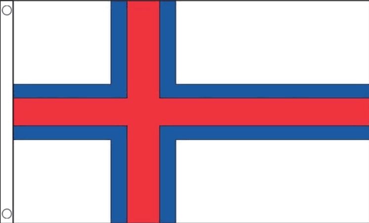 Vlag Faeroer Eilanden 90x150cm Best Value Vlaggenclub