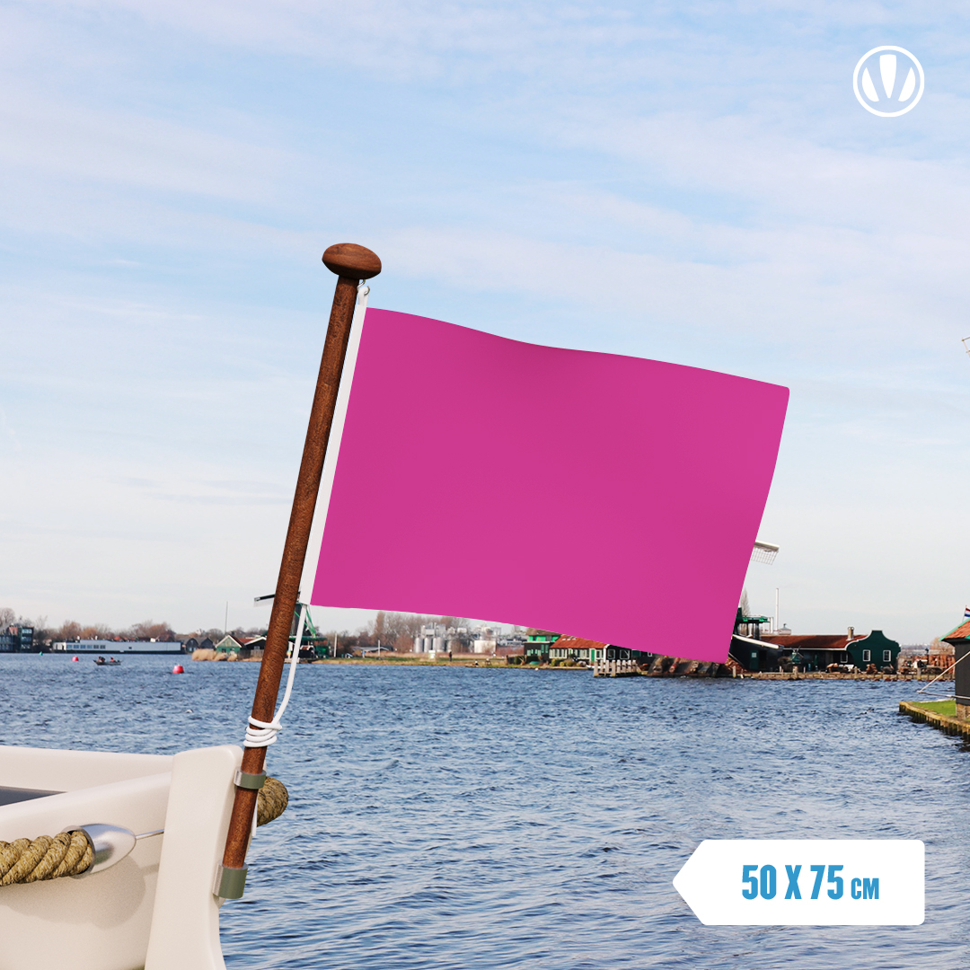 Vlag Fuchsia Roze 50x75cm Voordelig Kopen Bij Vlaggenclub