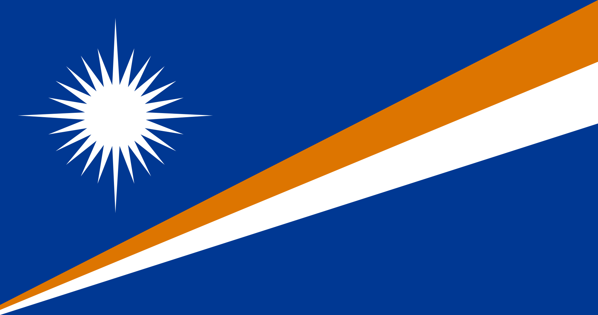 Vlag Marshalleilanden X Cm Grote Bootvlag Marshalleilanden