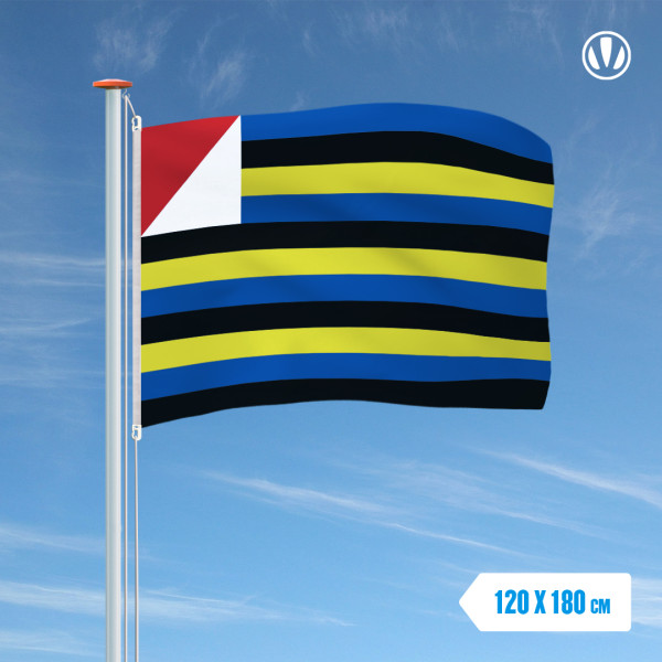 Vlag Zaandam 120x180cm Alleen Bij De Vlaggenclub