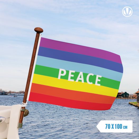 Vlag Peace 70x100cm