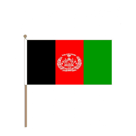 Zwaaivlag Afghanistan 30x45cm | Stof