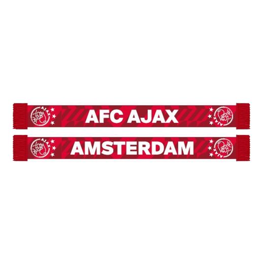 Ajax Sjaal met rode camouflage