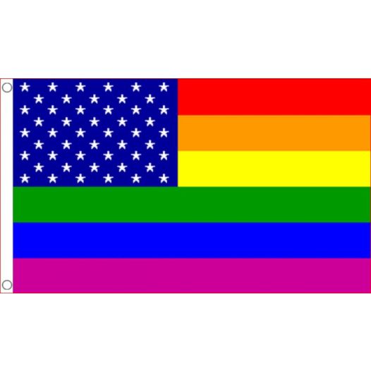 Vlag USA Regenboog 90x150cm | Best Value