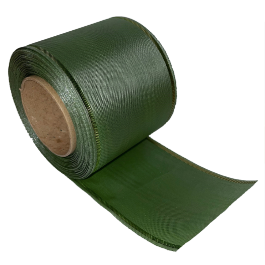 Sjerp lint groen 7,5cm | Per meter