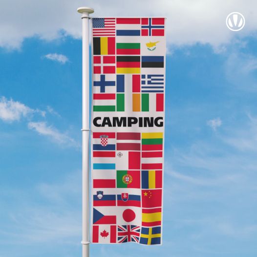 Banier Camping Welkom Vlag