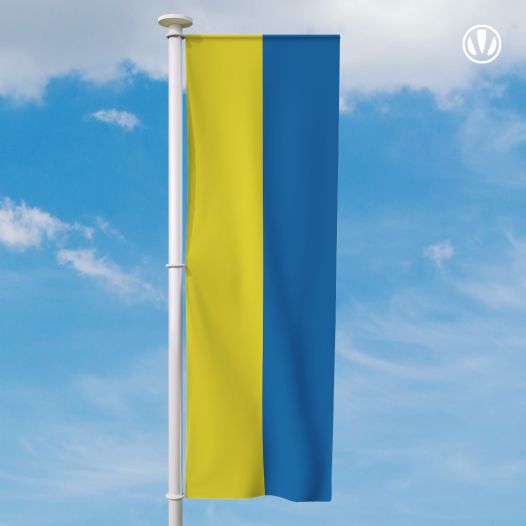 Banier oekraïense vlag | Verticaal