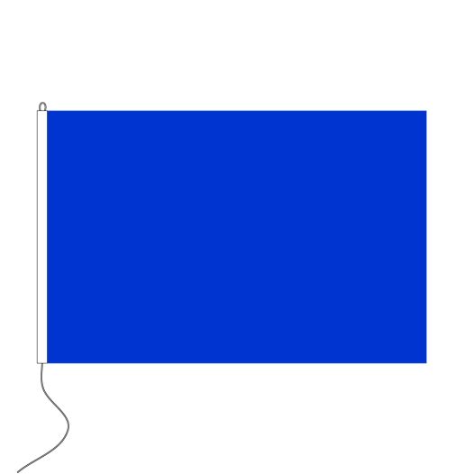 Blauwe vlag 50x75cm