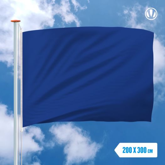 Blauwe vlag 200x300cm