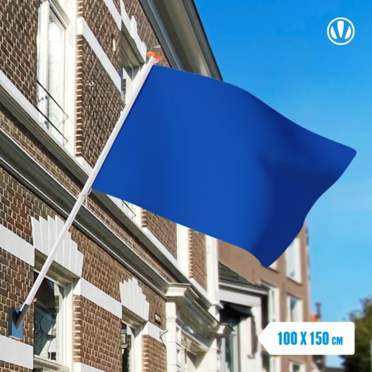 Blauwe vlag 100x150cm