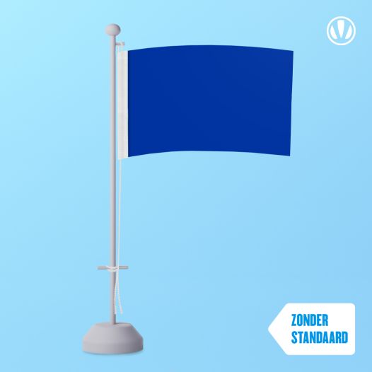 Tafelvlag Blauw 10x15cm