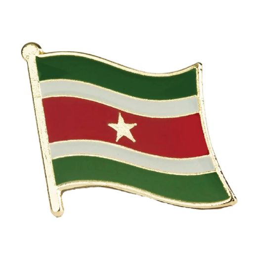 Broche / Speldje vlag Suriname