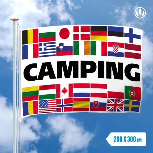 Camping vlag 200x300cm