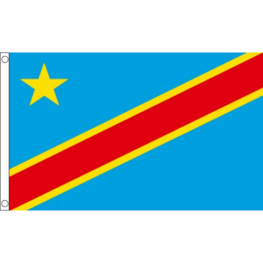 Vlag Congo Kinshasa (Democratische Republiek Congo) 60x90cm | Best value