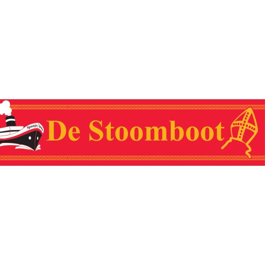 De Stoomboot Sinterklaas Spandoek