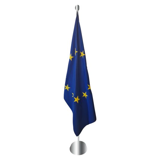 Luxe vlag Europese Unie 100x150cm | Puur zijde