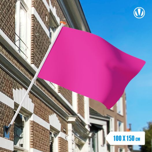 Vlag Fuchsia 100x150cm