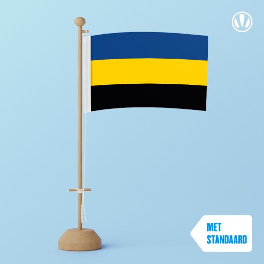 Tafelvlag Gelderland 10x15cm | met standaard