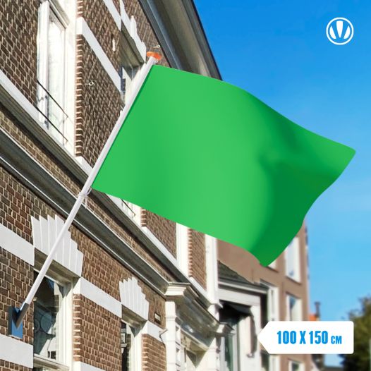 Groene vlag 100x150cm