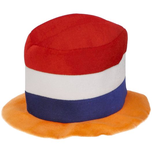 Hoed Oranje Rood wit Blauw