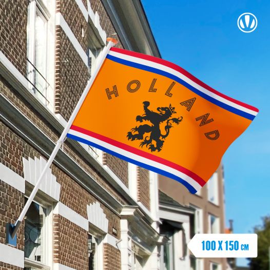 Holland vlag oranje 100x150cm