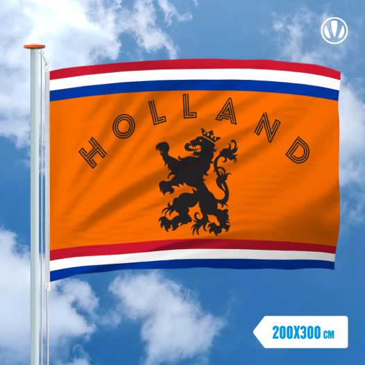 Holland vlag oranje 200x300cm