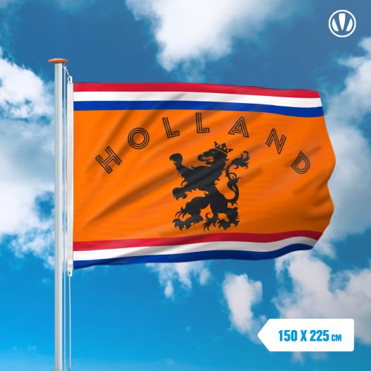 Holland vlag oranje 150x225cm