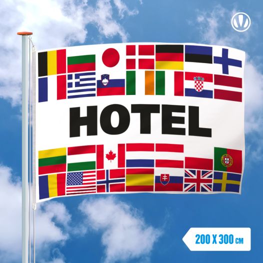 Hotel vlag 200x300cm