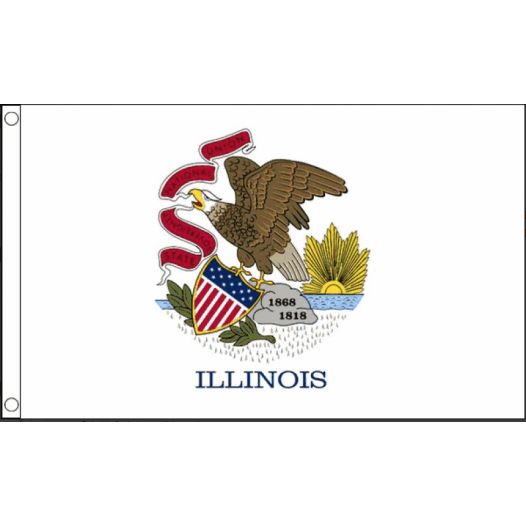 Vlag Illinois 90x150cm | Best Value