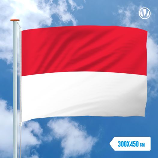 Vlag Indonesie 300x450cm