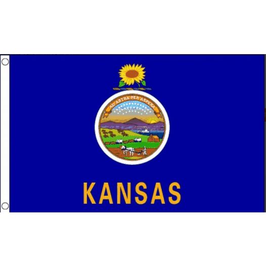 Vlag Kansas 90x150cm | Best Value