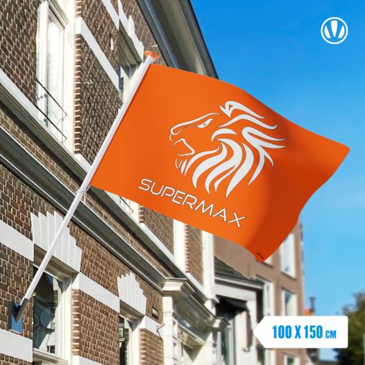 Leeuw Supermax vlag 100x150cm