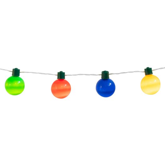 Lichtsnoer met gekleurde ballen | LED