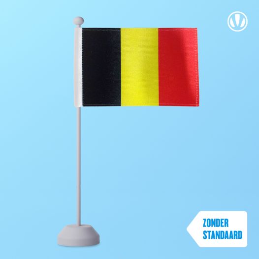 Tafelvlag België 10x15cm - satijn