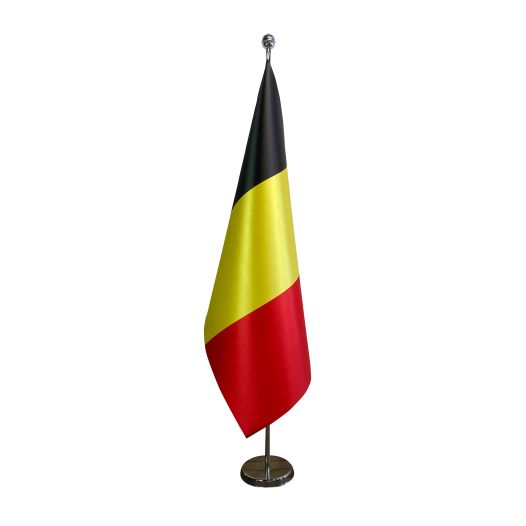 Luxe vlag Belgie 100x150cm | Satijn