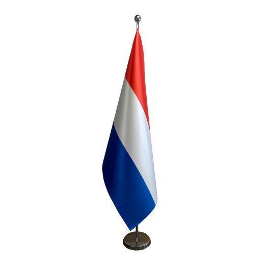 Luxe vlag Nederland 100x150cm | Satijn