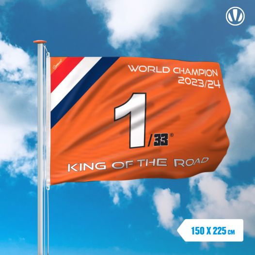 MAX world champion 2023 flag 150x225cm