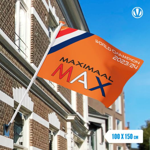 Maximaal MAX kampioen 2023 vlag 100x150cm