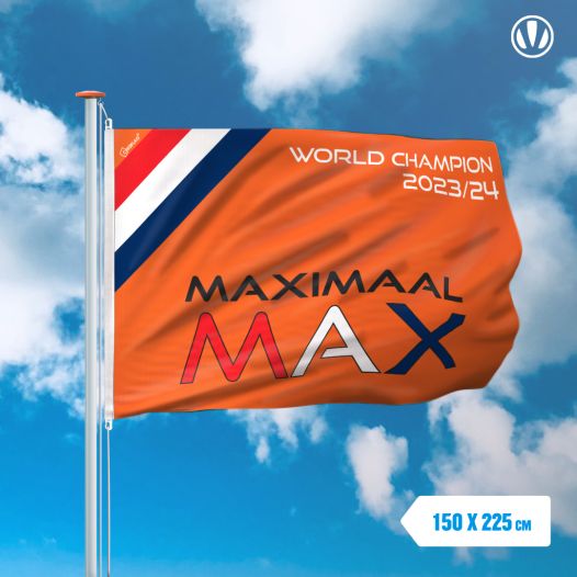 Maximaal MAX kampioen 2023 vlag 150x225cm