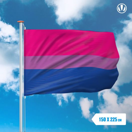 Bi vlag 150x225cm