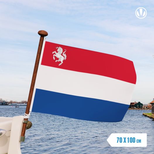 Vlag Nederland met inzet Twentse Ros 70x100cm