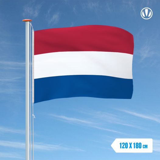 Nederlandse vlag 120x180cm | met koord en lus