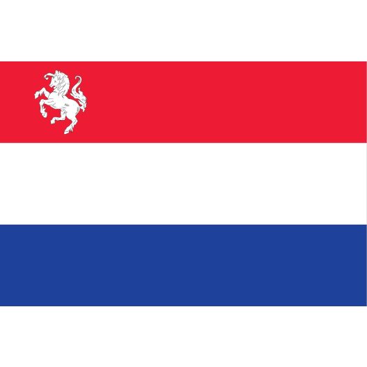 Vlag Nederland met inzet Twentse Ros 100x150cm