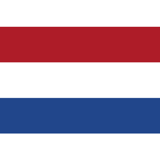 Auto sticker Nederlandse vlag mat