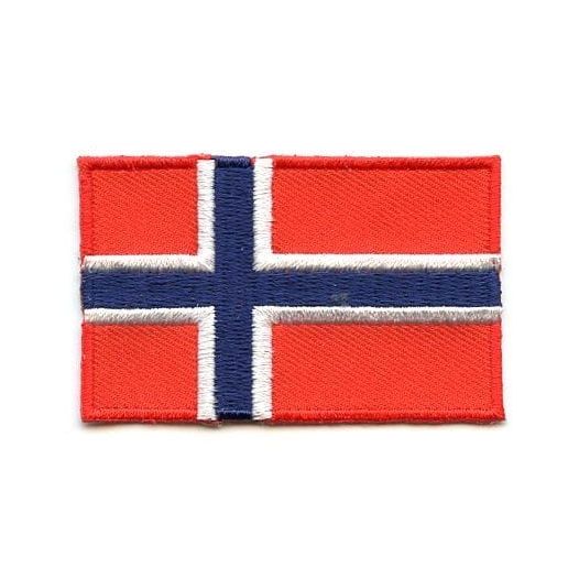 Noorse vlag patch voor op kleding