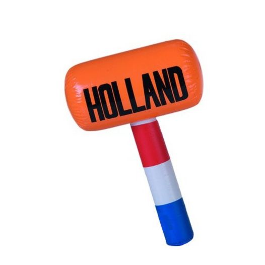 Oranje Opblaasbare hamer Holland