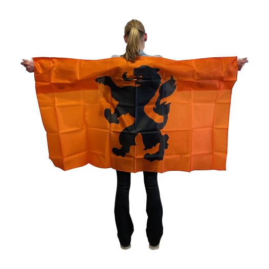 Oranje cape met Hollandse leeuw