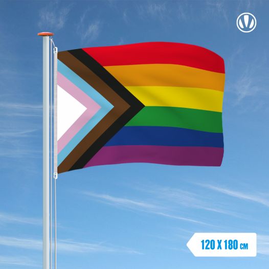 Pride Vlag / Progress vlag 120x180cm