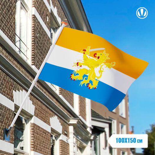 Prinsenvlag met wapen 100x150cm